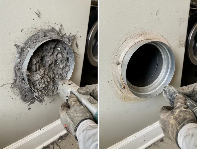 Professional clogged vent cleaning by Ladera Ranch Dryer Vent Cleaning in Ladera Ranch