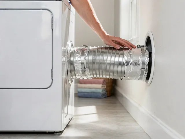 Professional dryer vent hose installation by Ladera Ranch Dryer Vent Cleaning in Ladera Ranch
