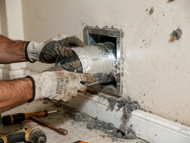 Professional dryer vent repair and installation by Ladera Ranch Dryer Vent Cleaning in Ladera Ranch